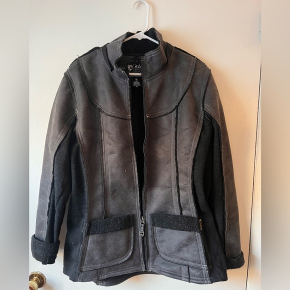 Kuhl Jackets & Blazers - Kuhl Women's Charcoal Gray Projekt Dani Sherpa Jacket Size XL